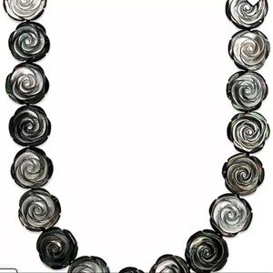 Cultured Tahitian Mother of Pearl Rosette Necklace by RH Macy & Co 17” length